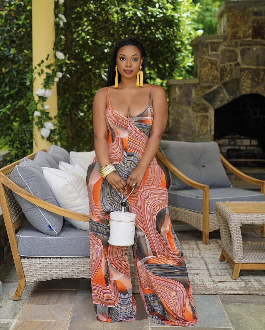 H2710 hot girls summer African stylish beach strapless ladies printing wide leg pant one piece set orange jumpsuits