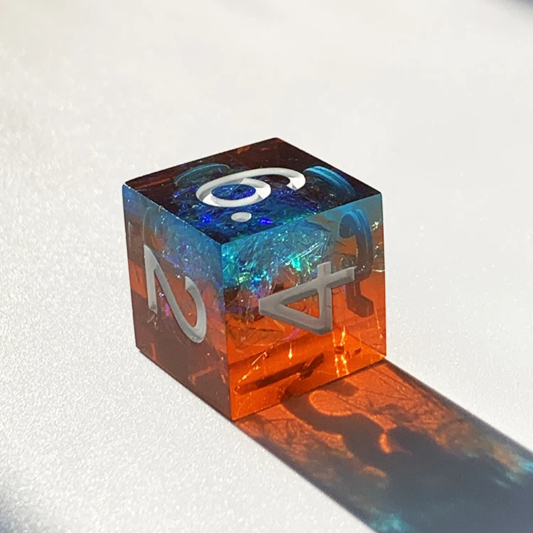 dnd dice 7sets resin dice for rpg board games