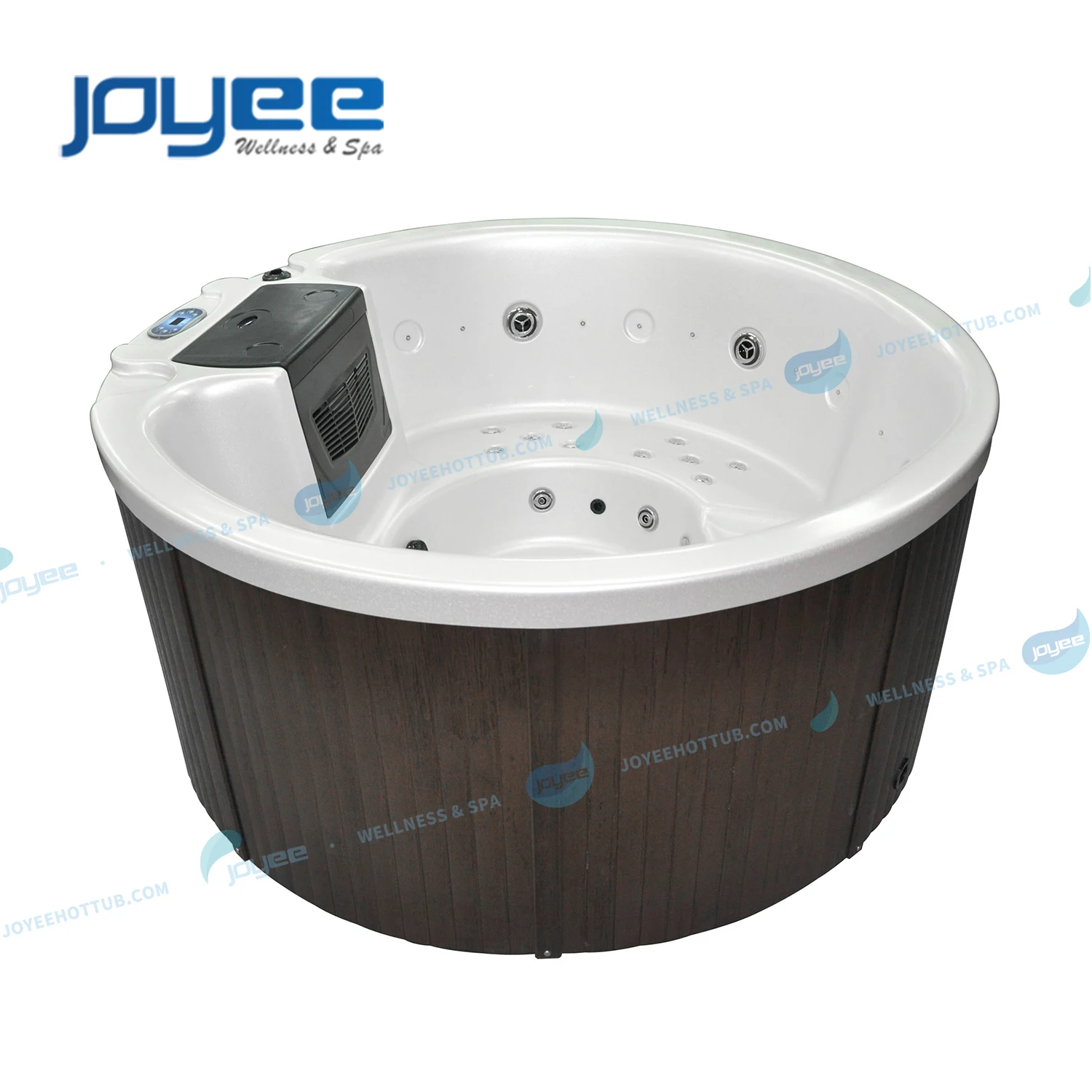 JOYEE Cheap hydrotherapy 5 Person Outdoor Whirlpool Hot Tube round underground hotel backyard Massage Spa Jacuzzier For villa