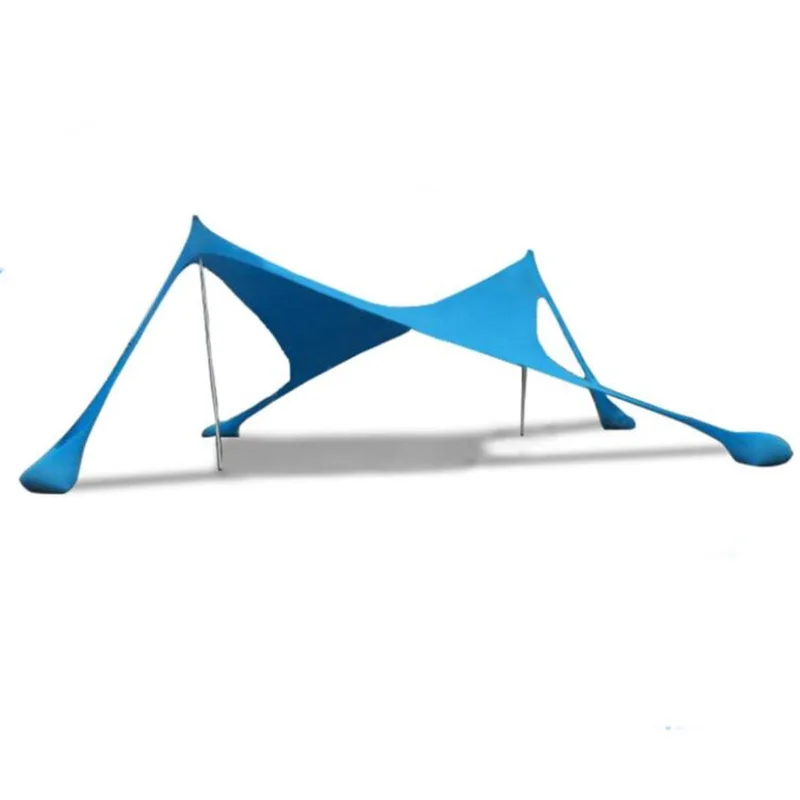 UPF 50+ Light Sunshade Pop up Beach Tent Portable Premium Camping Outdoor Shade Shelter With Sand