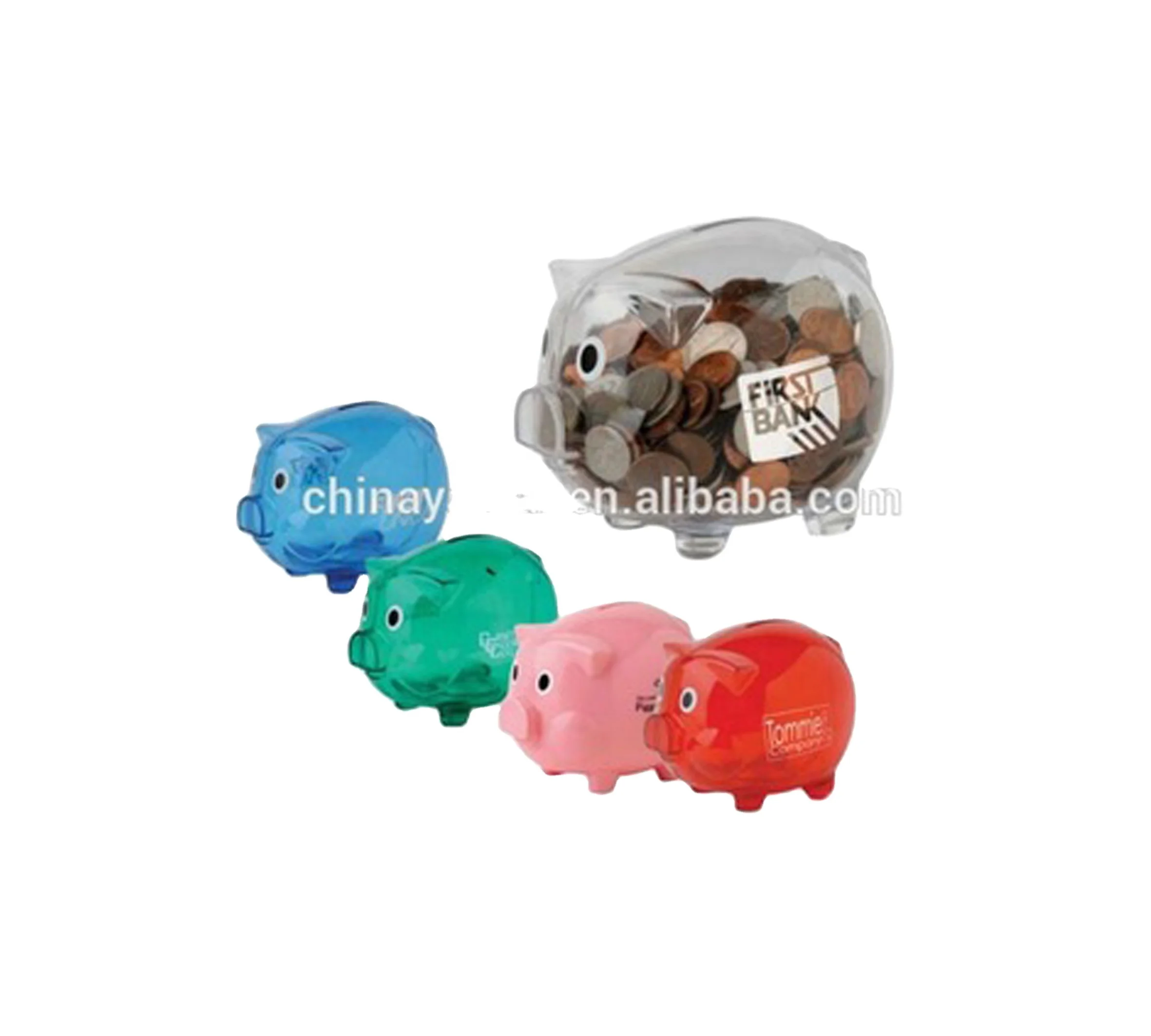 Plastic Piggy Bank Coin Bank