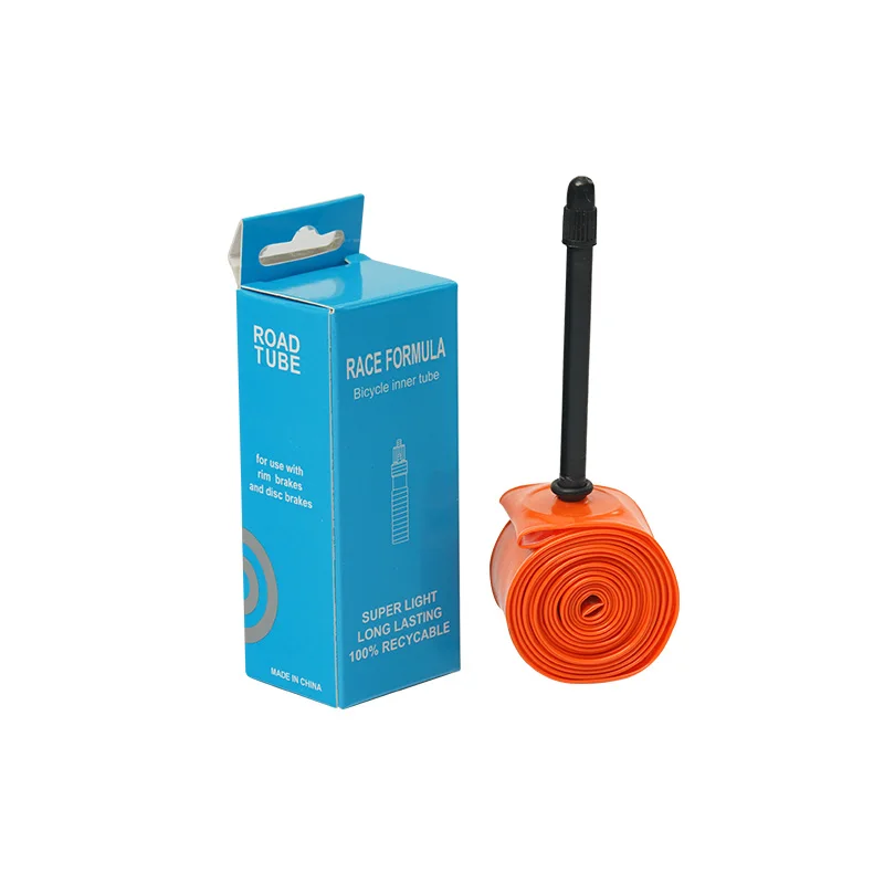 28g Ultra Light Road Bike Inner Tube TPU Material 45/65/80mm Length Valve French 700C 18 23 25 28 30 32 Bicycle Tubes