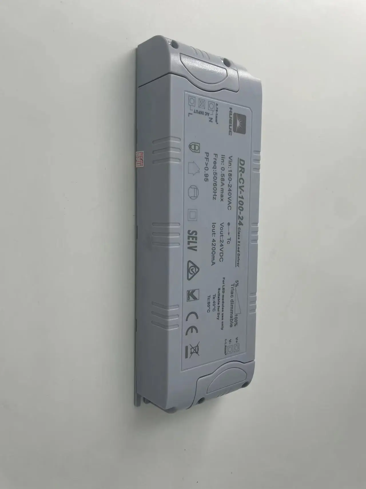 HUEUC 110v to 24V 100W constant voltage triac dimmable led switching power supply