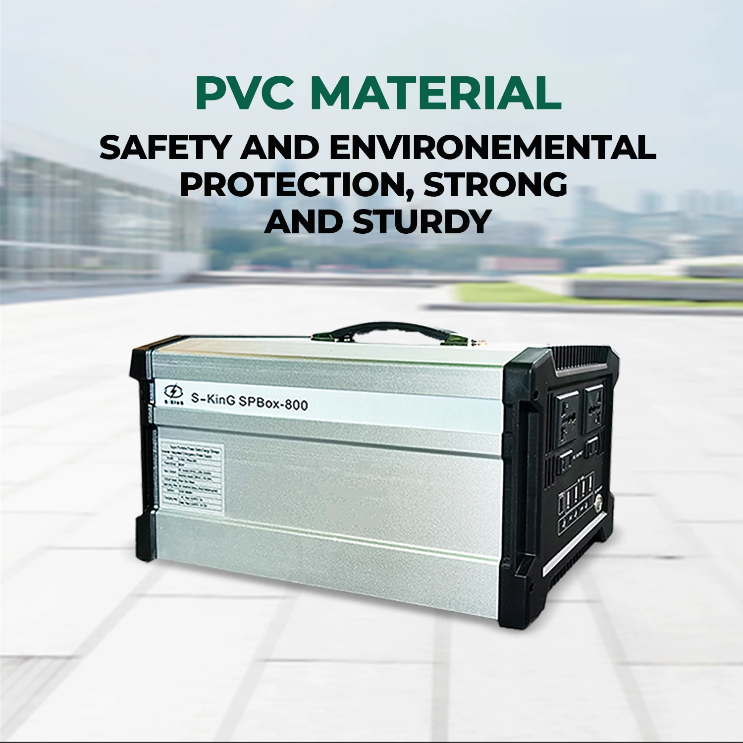 Zero Risk Lithium Recharger Portable Solar Generator 800 Watt With Lifetime Warranty