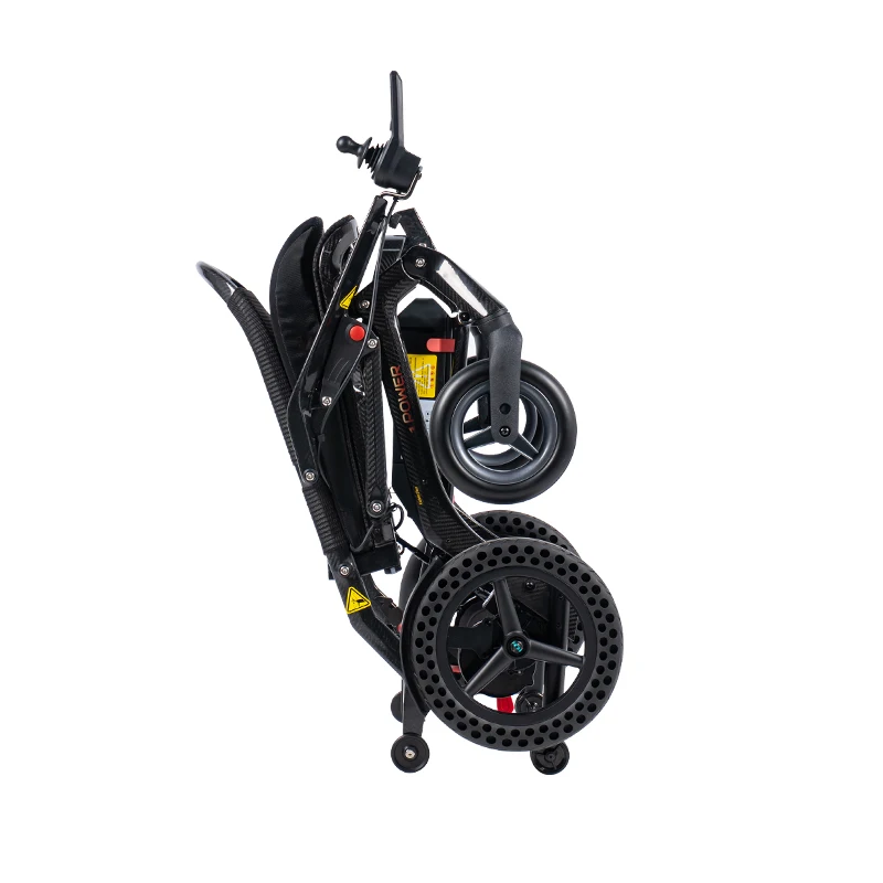 Lightweight Carbon Fiber Electric Wheelchair with Brushless Motors Universal Controller Easy to Use Lightweight Design -BZ-JKS02