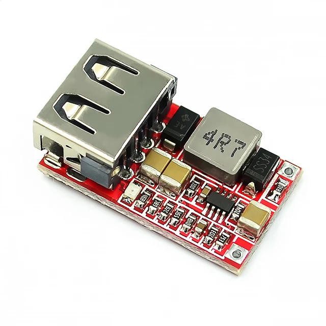 DC-DC понижающий модуль 6-20V 12V20V для 5V3A автомобильное USB зарядное устройство мобильного телефона эффективность
