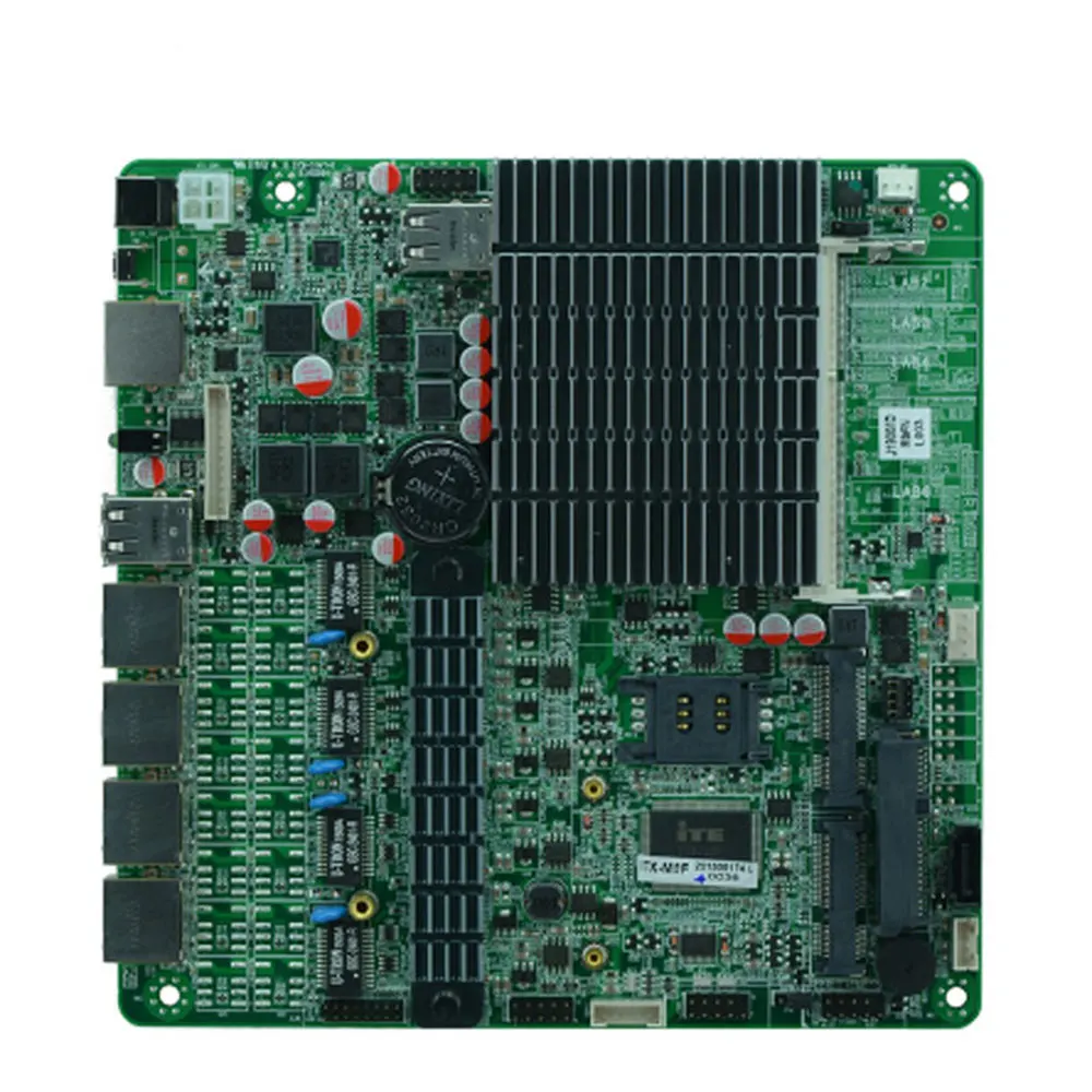 Промышленная Встроенная Материнская плата межсетевой экран ITX_M9F поддерживает J1900/2,00 ГГц четырехъядерный процессор с 1 * VGA/6 * USB/2 * COM