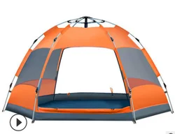 20D Nylon Ultralight Waterproof 2 Person Trekking Pole Tent for Camping Hiking Trekking Backpacking Man Top Style Fabric