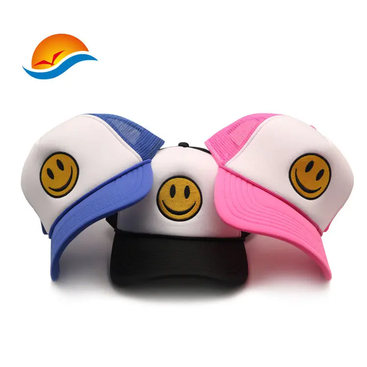 5 Panel High Crown Foam Front Mesh Back Classic Trucker Hat with Adjustable Snapback Base Ball Hat for Men and Women