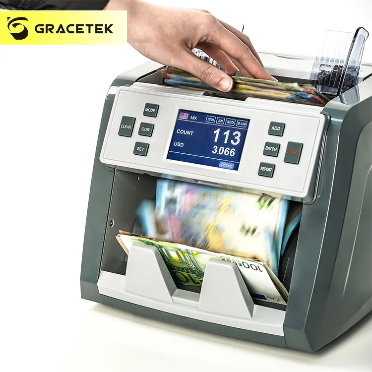 Chinese Battery Operated Money Counter Bank Grade Bill Cash Counting Equipment Machine Used to Count