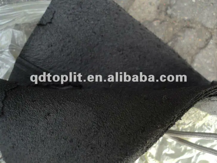 Superfine Black Reclaimed Rubber Manufacturer / Recycled Rubber From Tire Scrap