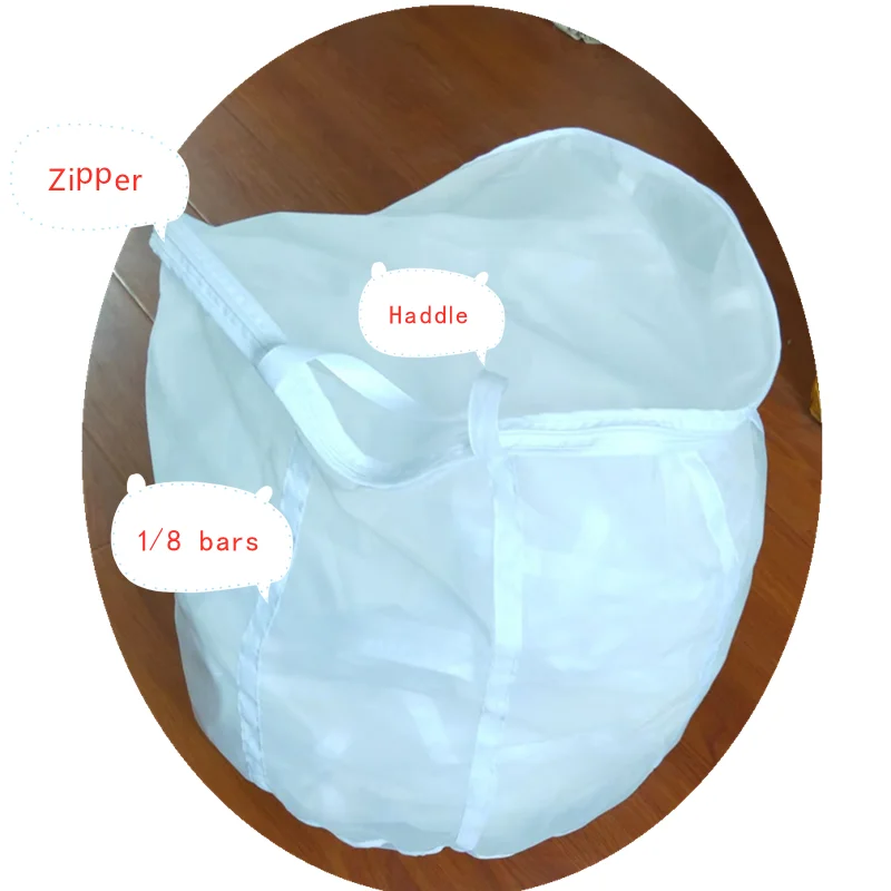 Reusable Laundry Bag 50 Micron Nylon Filter Eco-friendly Laundry Bag