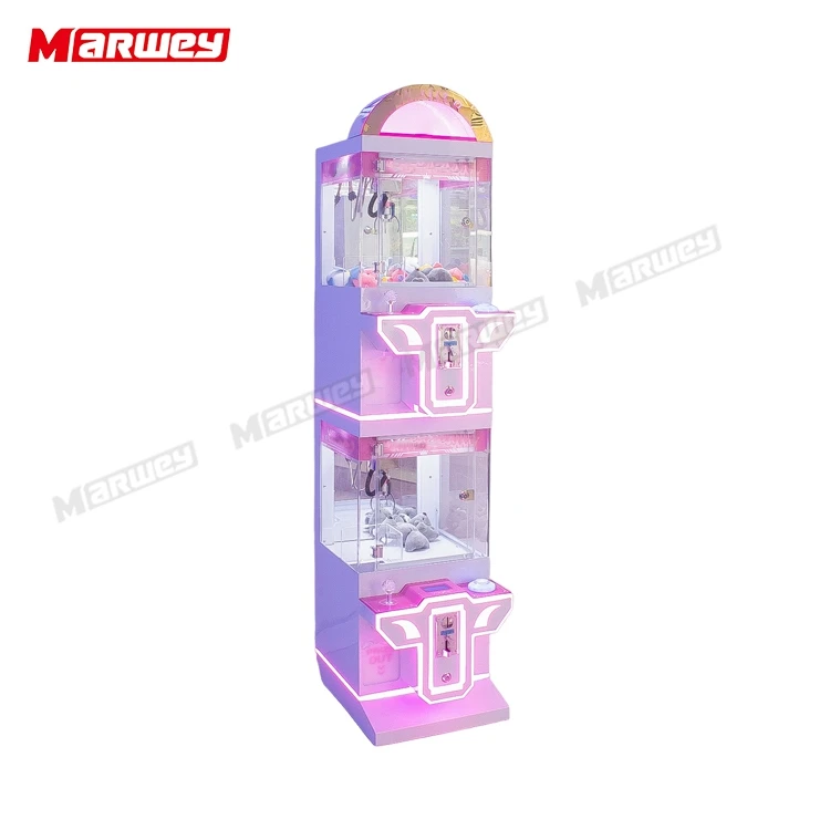 One-Stop Grabbing Boutique Vending Machine Indoor Doll Park 2 Layers Stuffed Animals Crane Toy Mini Claw Machine