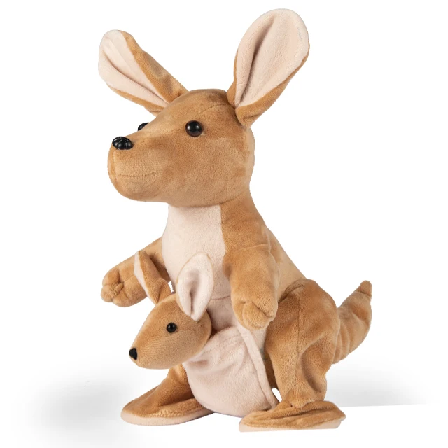 high quality  soft plush dancing and musical kangaroo  toy for baby appease