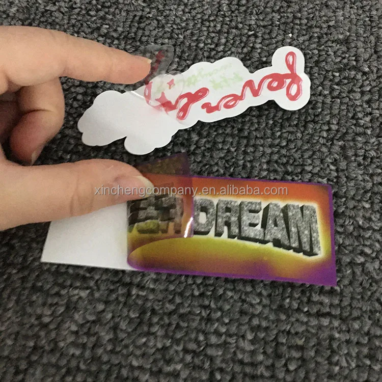 High Quality PVC Transparent Adhesive Sticker Sheet Custom Waterproof PVC Sheet Sticker