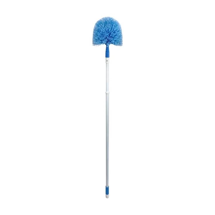 hot sale  plastic cobweb ceiling broom and brush with telescopic handle