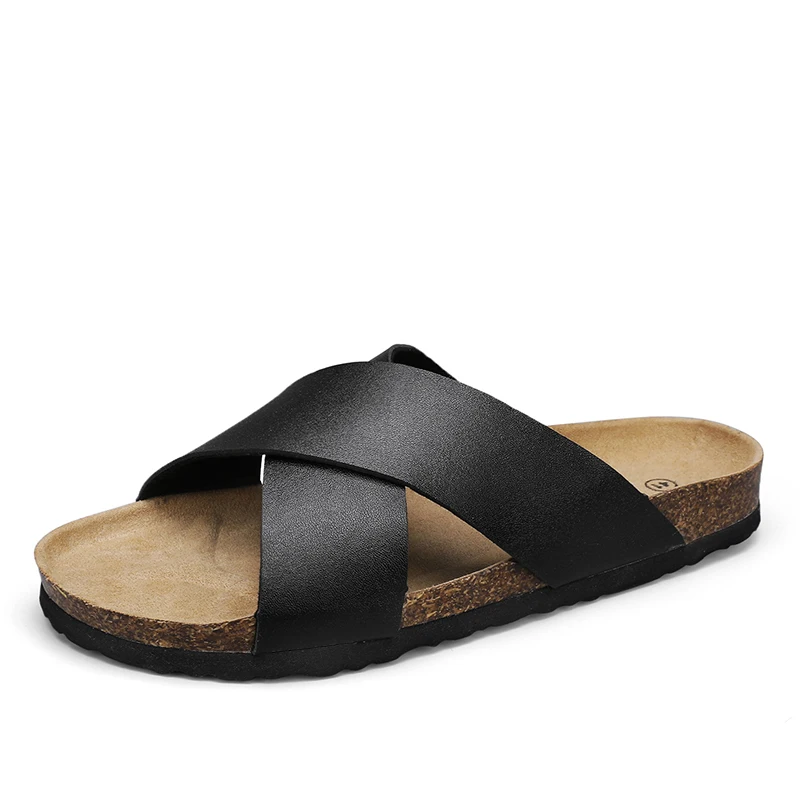 Customizable Luxury Style Home Slippers Mens Fashion Sandals Slide Slippers Manufacturer For Men