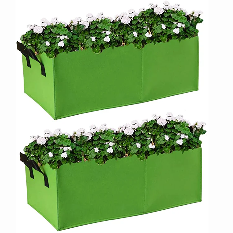 Grow Bags , 2 Pack 10 Gallon Potato Growing Bags Potato Planting Bag Potato Planter with Flap and Handles for Potato, Tomato,