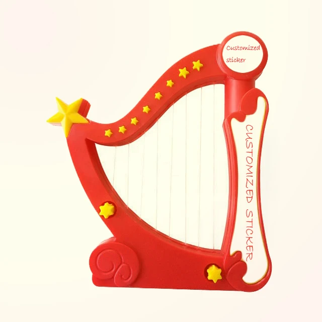 Harp toy Musical educational toys for kids learning plastic music instrument customized promotional items promotion toddlers kid
