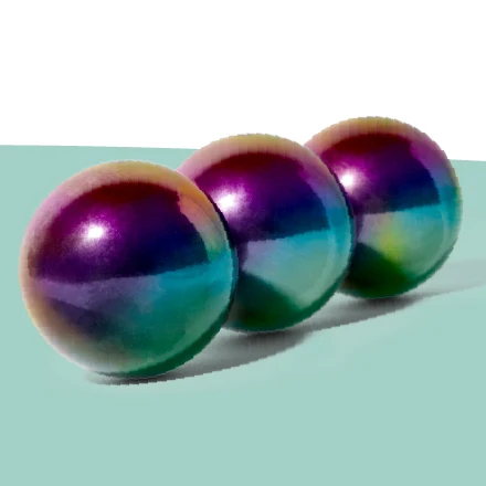 Magnetic Hematite ball for stress and anxiety relief Magnetic Ball for Daneng Stress Ball 33 mm diameter sphere magnet for fun