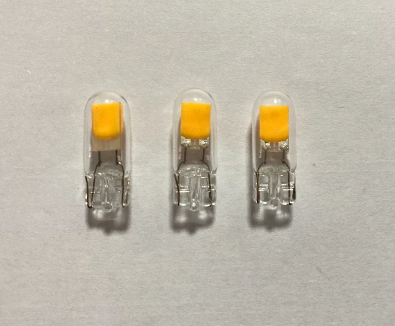 T10 LED Car Bulb 6V 12v 24v T10 LED Width Bulb T3-1/4 LED Indicator Instrument Light T10 LED Lawn bulb #194 #168 #501 #192