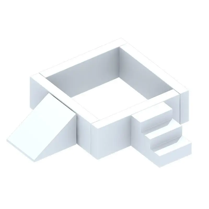 Белая детская мягкая игровая площадка, оборудование, мяч, яма для детей, вечерние, или подарок на день рождения