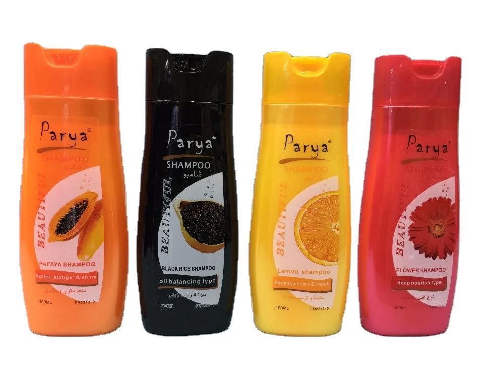 
Parya anti-dandruff shampoo softer,stong shine oli balancing papaya black rice lemom flower beautiful care hair shampoo 