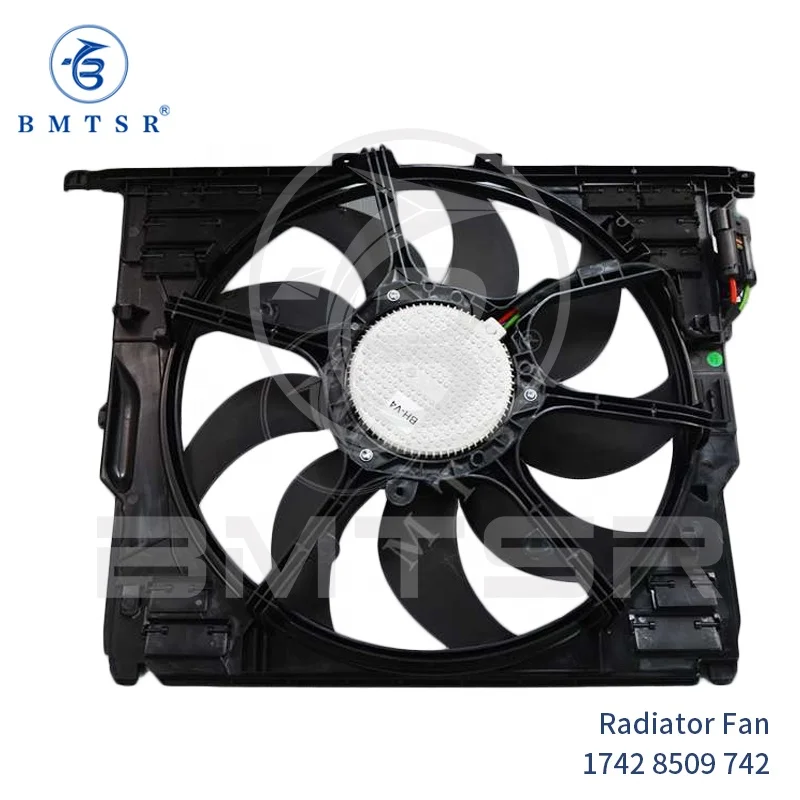 BMTSR Auto Parts Engine Coolant Radiator Fan 17428509740 17427589031 for F07 F10 F12 F01