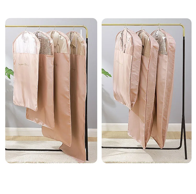 clothes cover travel durable breathable suit dress cover non woven garment bag