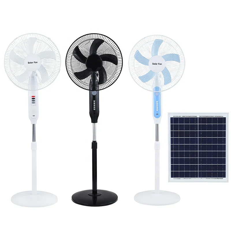 Reborn Newst Design 25w Solar Panel Rechargeable Fan with Solar Panel for Car Hotel Outdoor