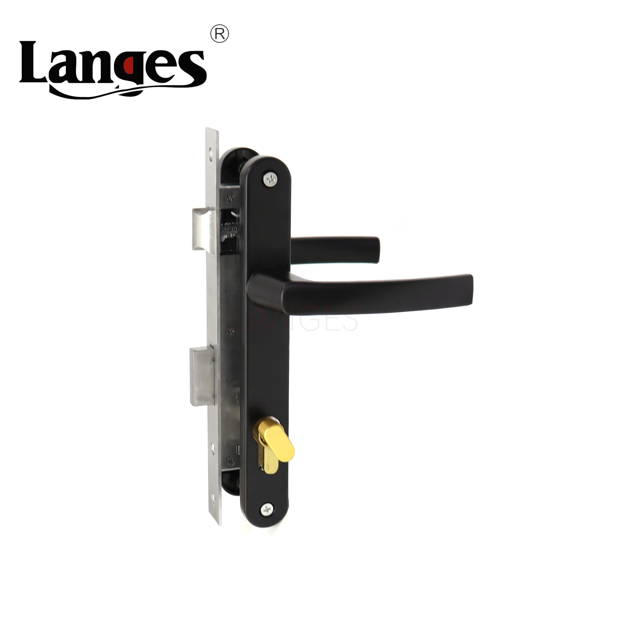 Aluminum Door Window Lock Handle Set deadbolt Lever Entrances Mortise Handle Manufacturer Cheap Price Wholesale