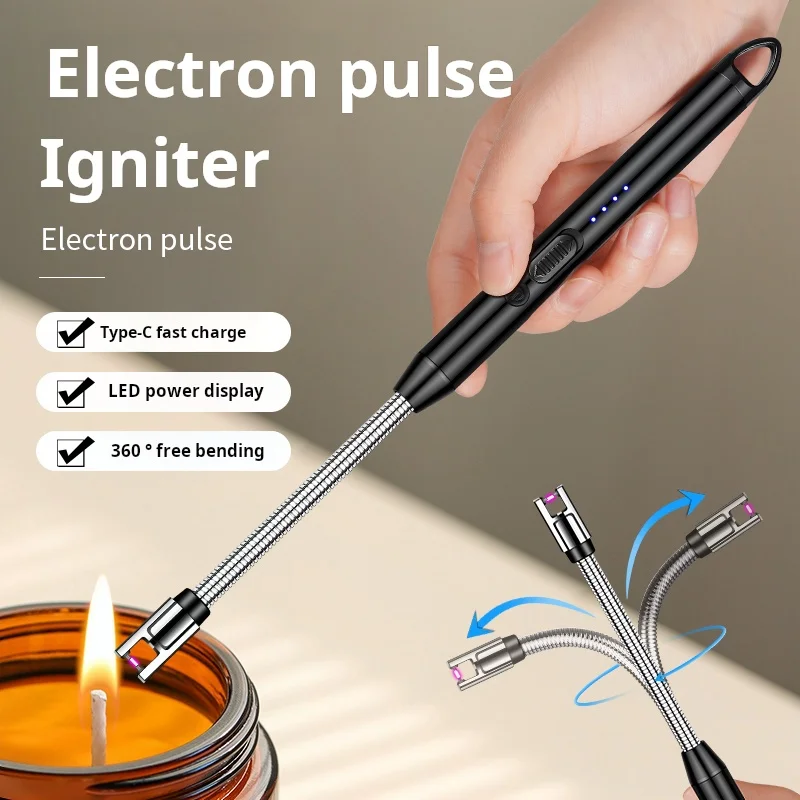 Good Quality Factory Directly Plasma Electric Lighter USB Candle Type C Wholesale,NEW Electronic USB Custom Lighters Battery