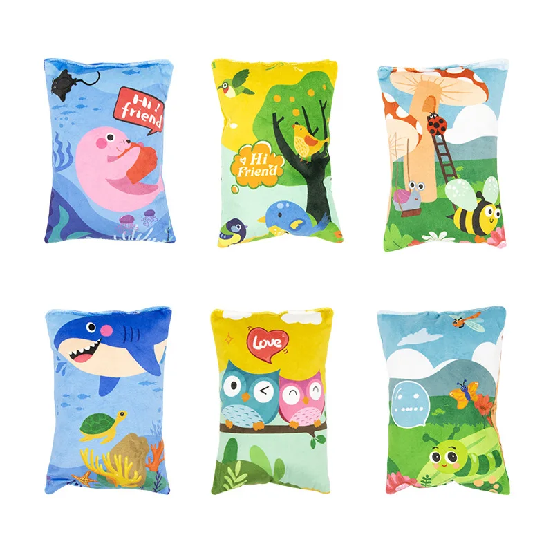 Customize Teasing Cat Teeth-Grinding Toys Pet Plush Pillow Catnip Bag Cat Toy Mouse Printed
