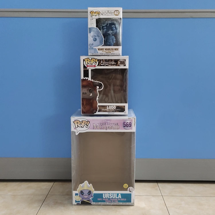 Transparent Recyclable Pop Plastic PET Box 4' 0.5mm Soft  Funko Protector Caja Thick Pop Funko Protector