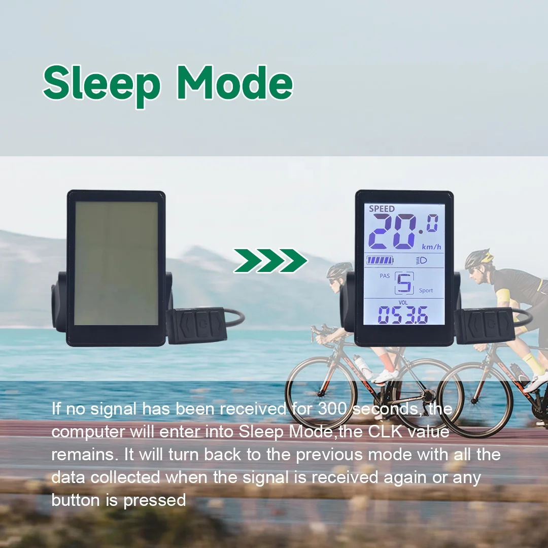 Factory Price Screen Display 36V 48V Electric Bike Scooter M6H Icd Bike E Display For Bicycle