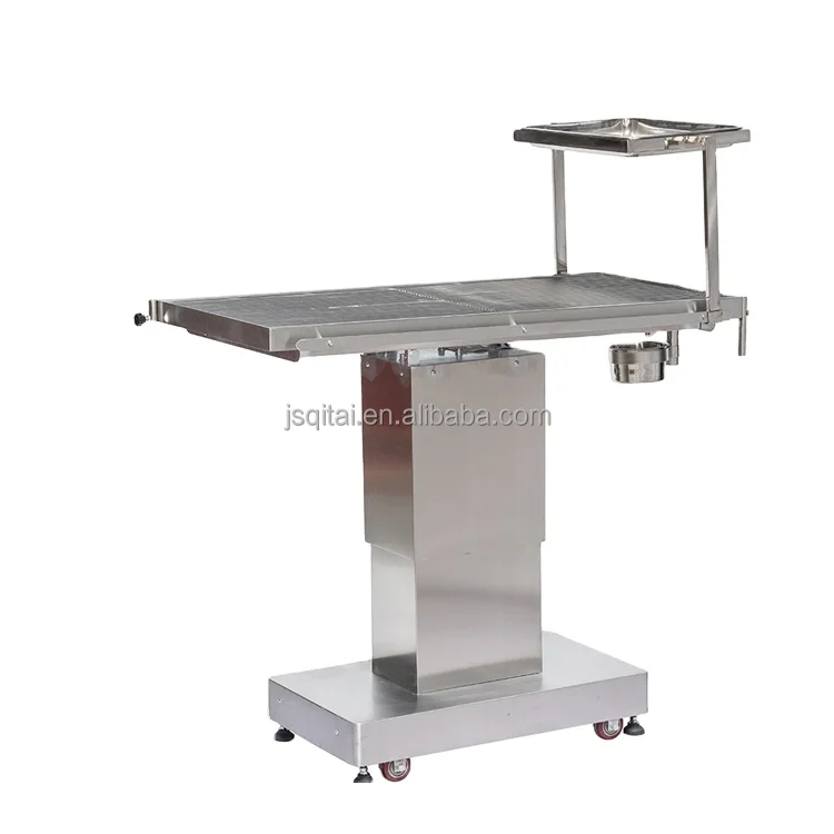Vet Stainless Steel 304 Electric Control Pet Operating Table Surgical