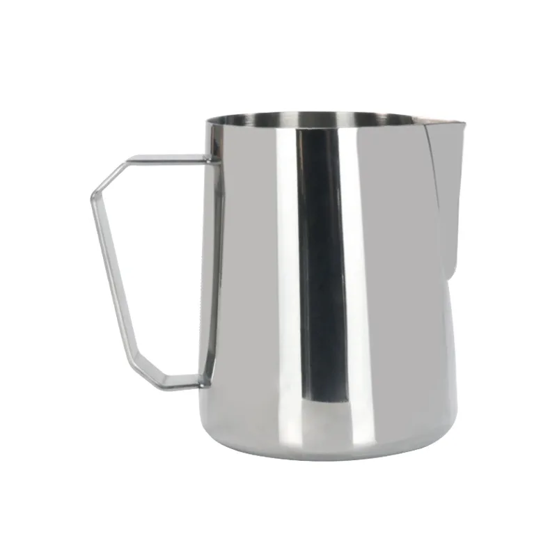 Milk Pitcher Barista 600ml Stainless Steel Milk Jug Frothing Cup Metal Coffee Espresso Steaming Milk Pitcher coffee accessories
