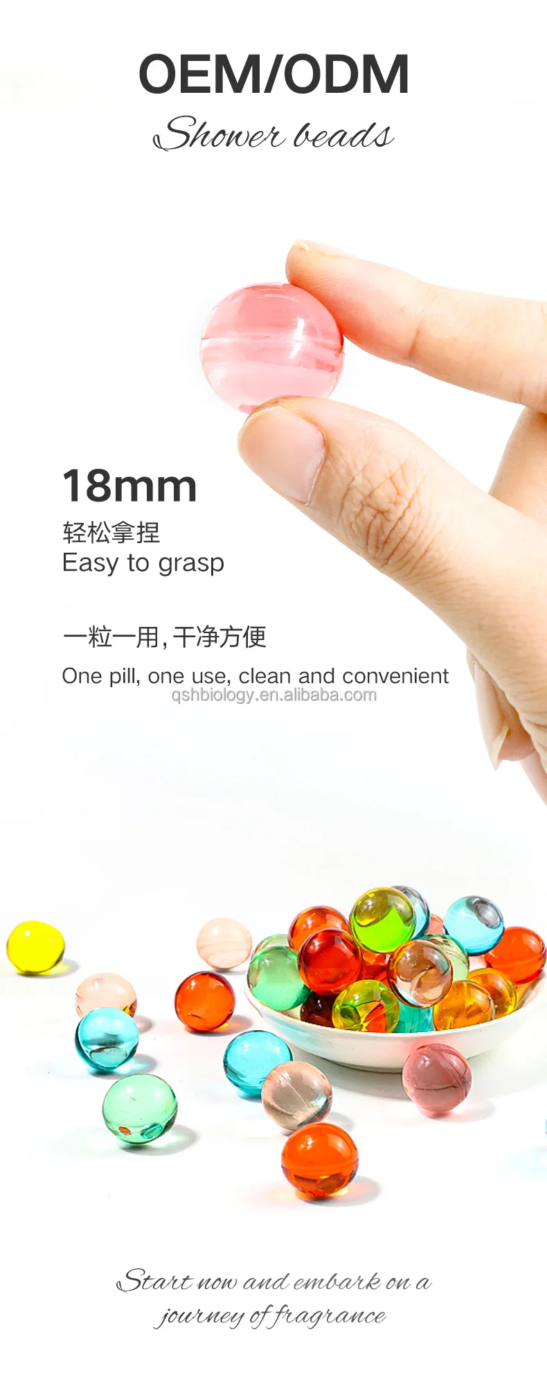 Custom Logo Bath Oil Pearls Essential Oil Spa Moisturizing Beads Wholesale Bath Oil Beads