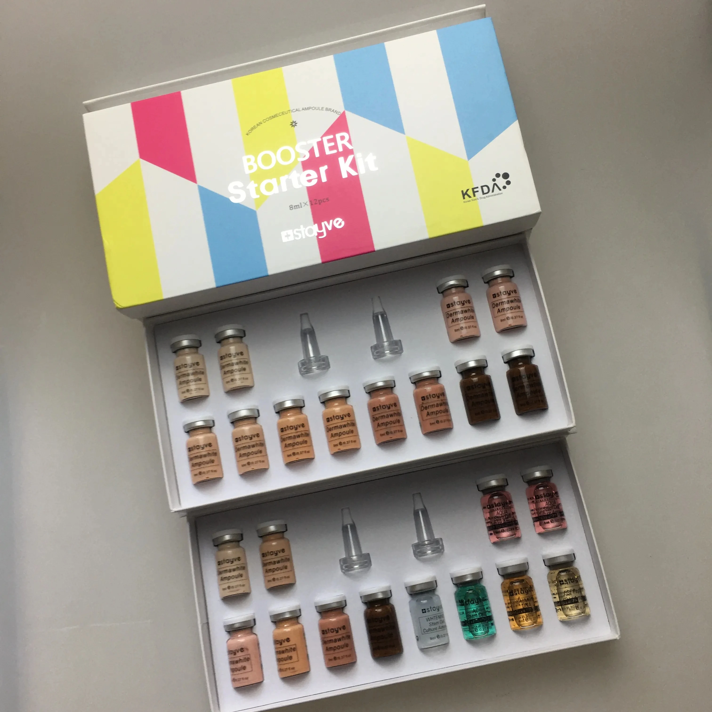 Korean 8ml x 12vials BB Serum Glow Whitening Mts Bb Foundation Glow BB Serum Kit