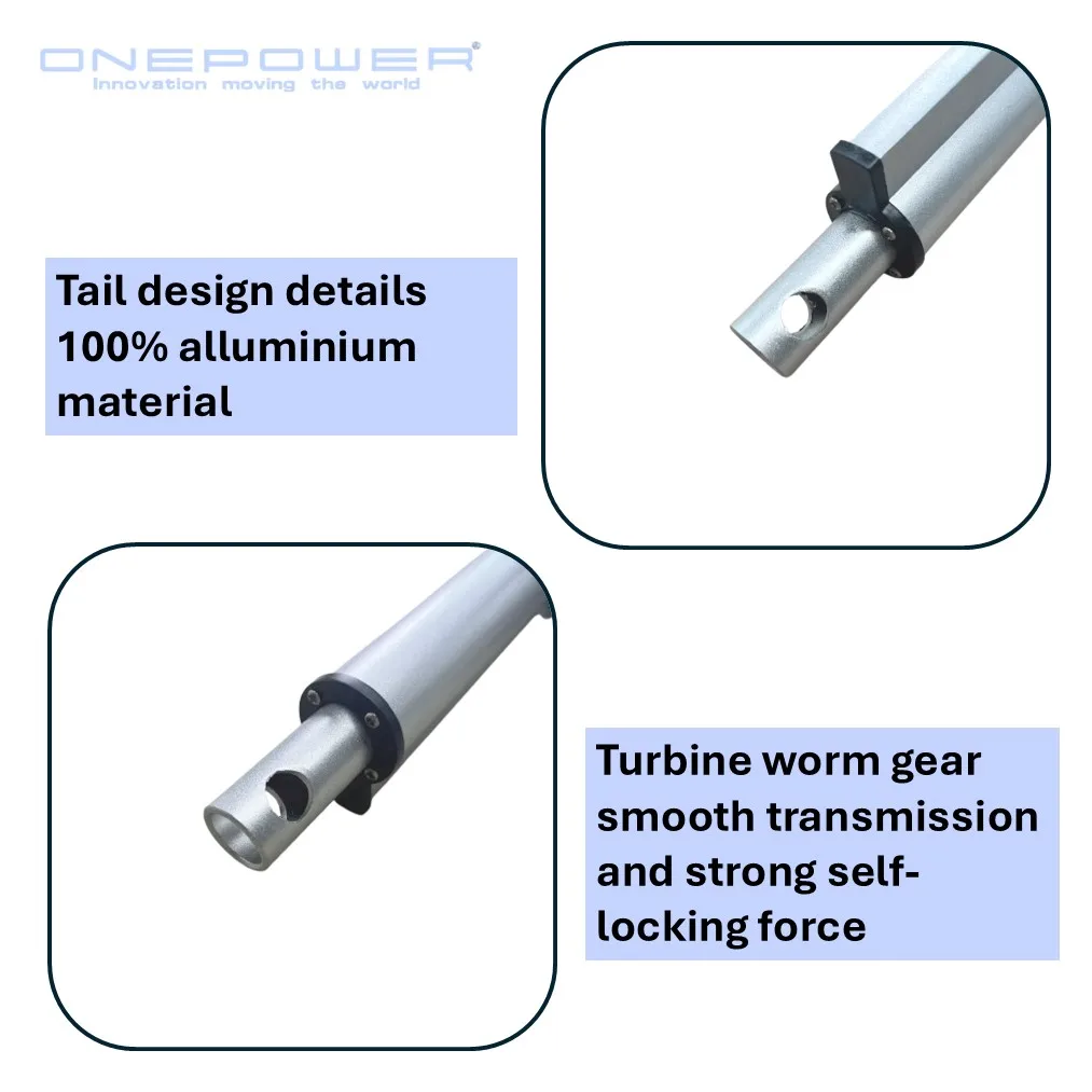 Electric 24v Micro Spring Return 12 volt Linear Actuator 6000n For Medical Equipment