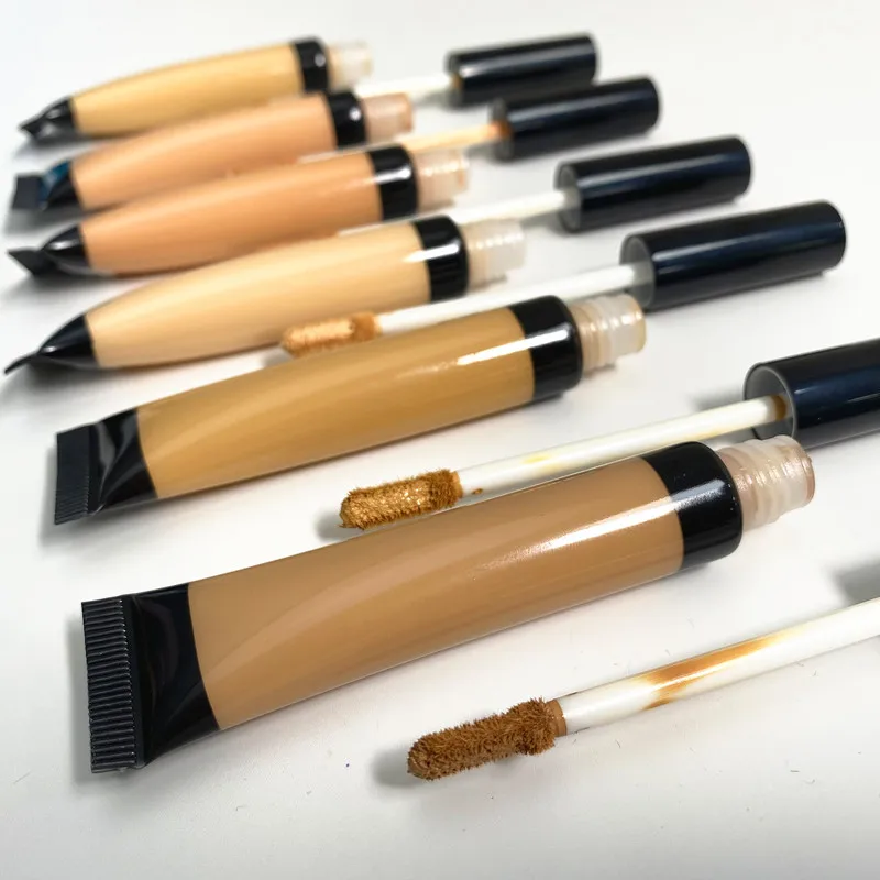 Squeeze Tube Liquid Contour Vegan Matte Concealer Full Coverage Makeup Private Label Waterproof Liquid Foundation Concealer