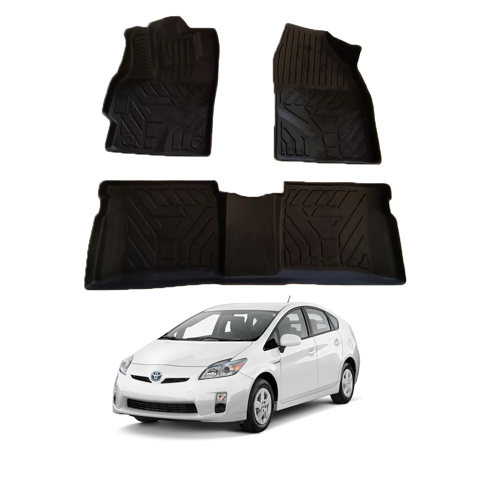 2024 Hot Sale Carpet Full Set Eco-friendly 5D TPE Car Floor Mats for PRIUS 2010-2015