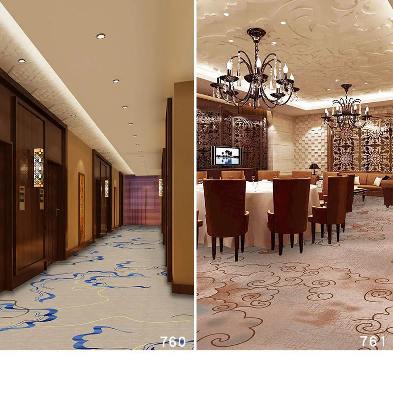 Chinese Traditional Design Axminster Printed Carpet For Hotel Banquet hall Rugs And Carpet Large for hotel
