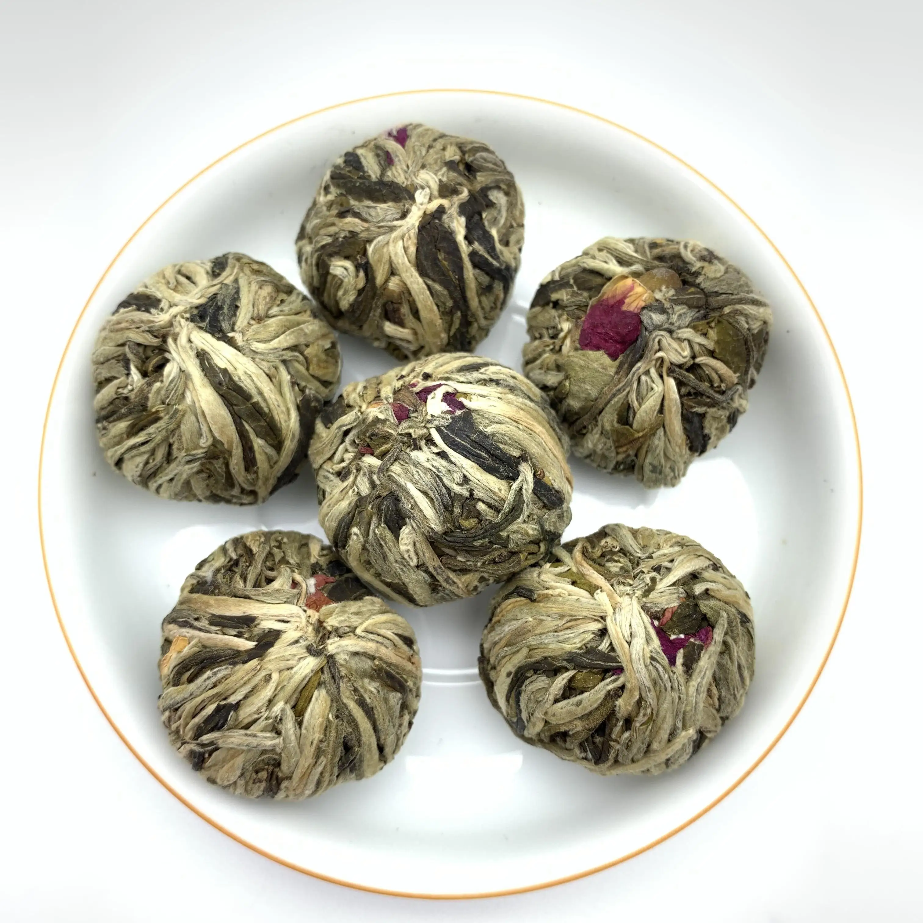 Горячая Распродажа Натуральная роза ручной работы съедобный Цветущий цветок художественный Китайский зеленый чай