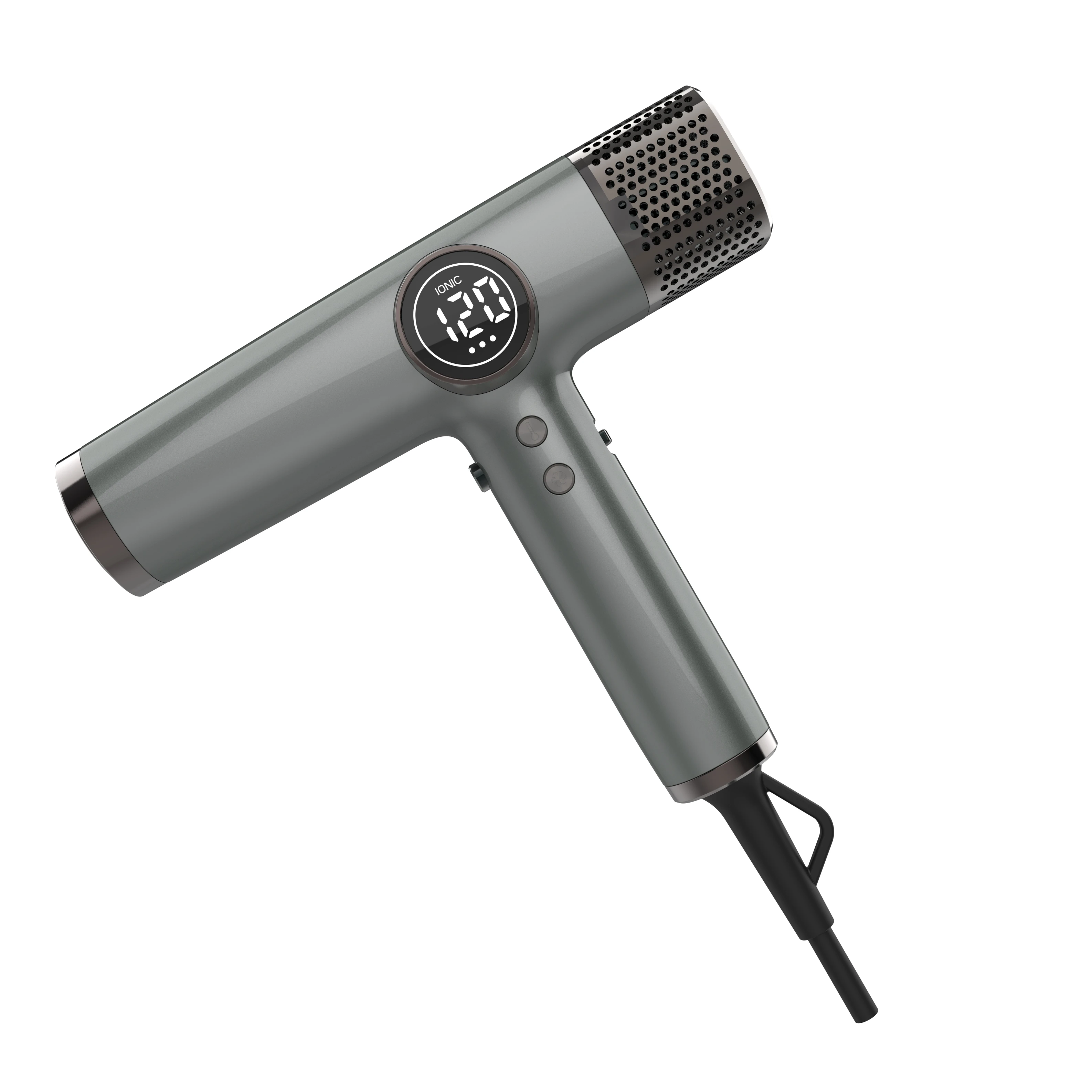 Профессиональный высокоскоростной безлистный фен для волос BLDC со светодиодным дисплеем бесщеточный мотор современный Фен 100-110 В горячая установка