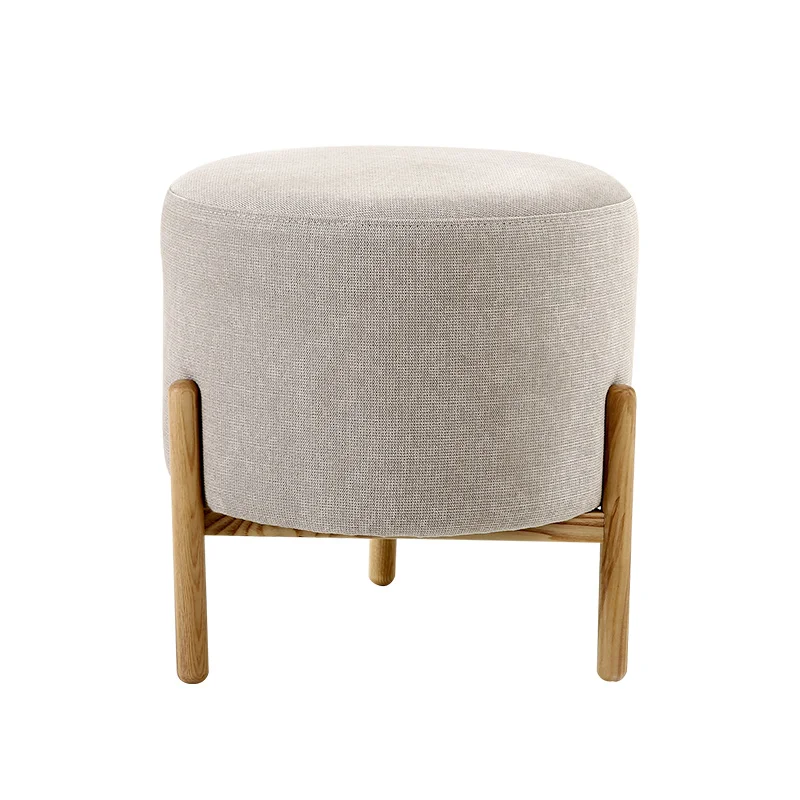 
European Style Simple And Stylish Step Stool Chair Customized Color Ottoman 
