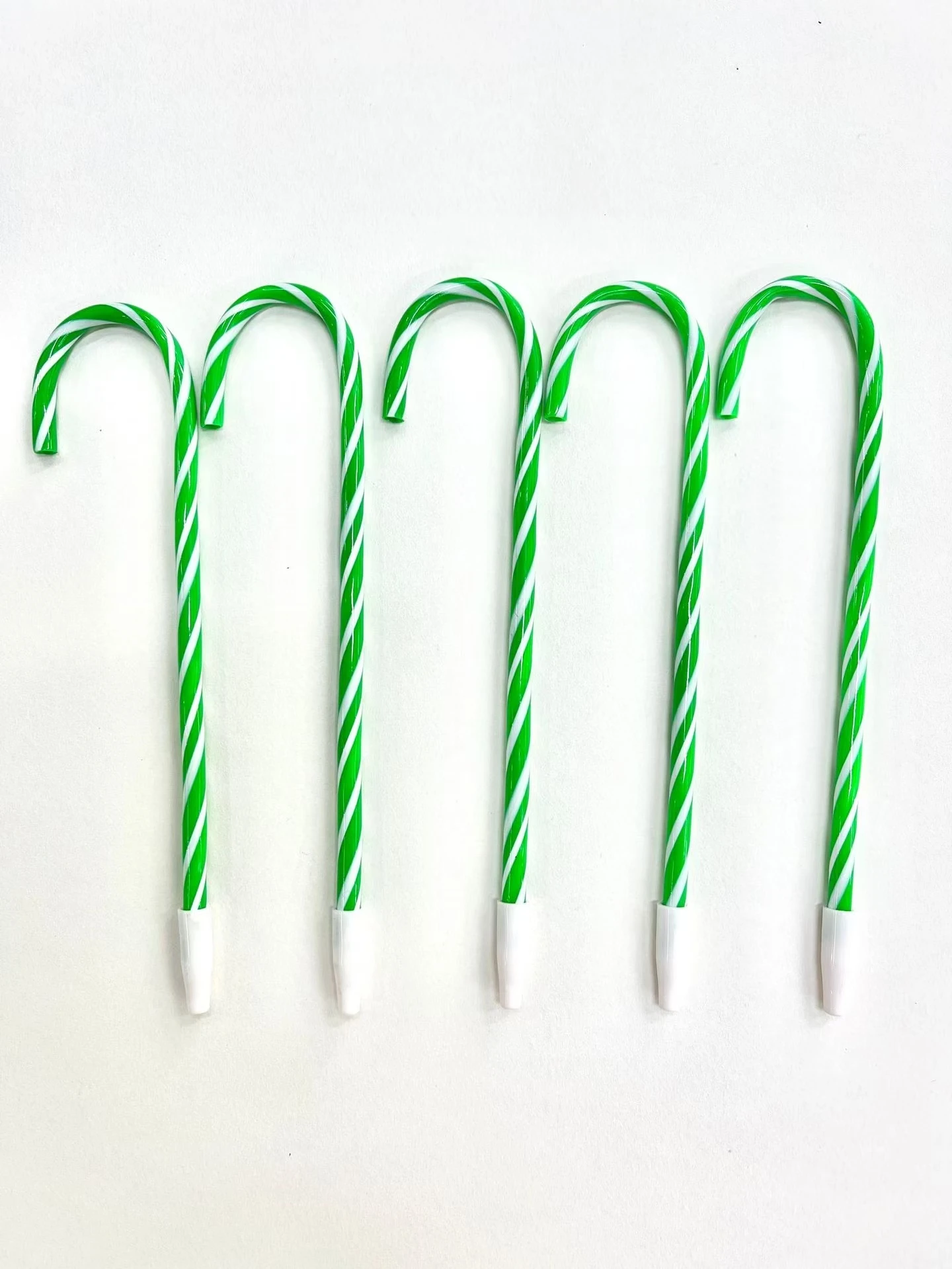 7 Inch Candy Cane Pen Christmas Pens with Black and Blue for Christmas Holiday New Years Home Decor Party Gift