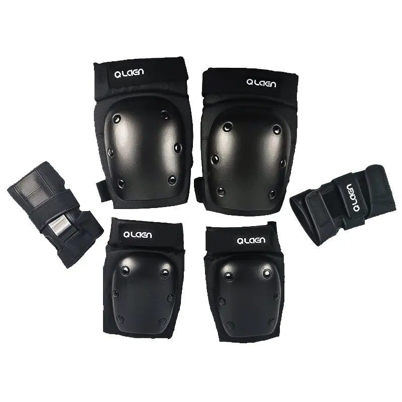 Skate Board Skate Shoes Skating Roller Skate Protection Three In One Knee And Elbow Pads Glove Set