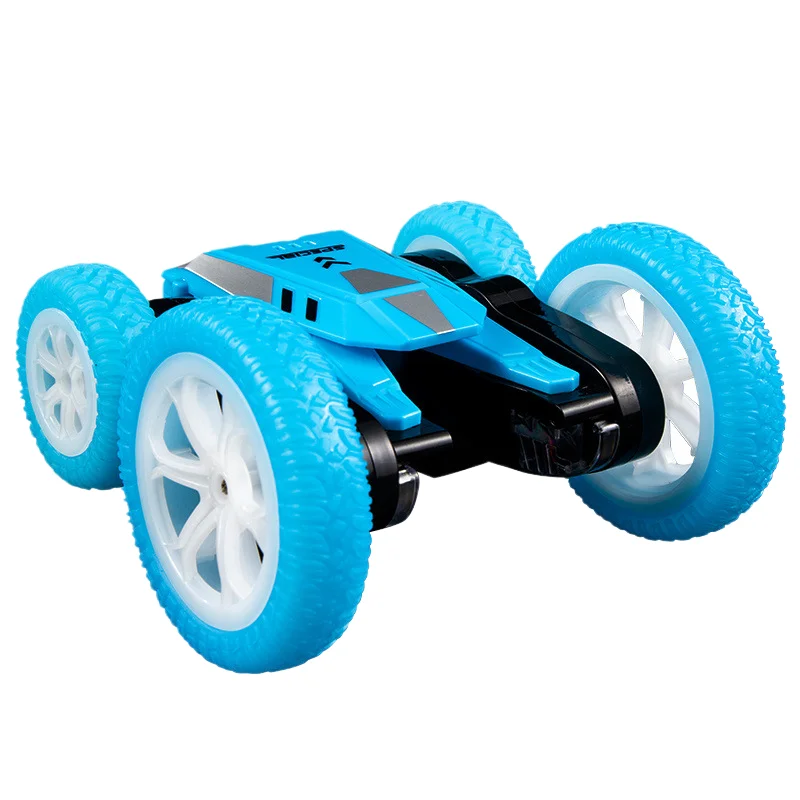 HY ToysJJRC kids double-sided spin stunt Flip Street dance remote control car Cool lights with music stall girls toys