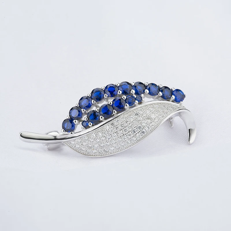 Высокое качество 925 серебряные ювелирные броши на заказ металлический жемчуг горный хрусталь булавка брошь для женщин